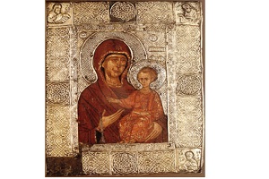 Εικόνα Παναγίας Αγίου Όρους 'Ελαιοβρύτισσα' - Ιερά Μονή Βατοπεδίου Άγιον Όρος