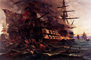 27 Μαΐου 1821 - Ἡ πυρπόληση τοῦ τουρκικοῦ δικρότου