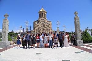 Ἡ Ἑνωμένη Ρωμηοσύνη στὴ μακρινὴ Γεωργία! (Φωτο)