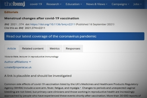 30.000 αναφορές για διαταραχές του εμμηνορροϊκού κύκλου σε γυναίκες μετά από εμβολιασμό κατά της COVID-19