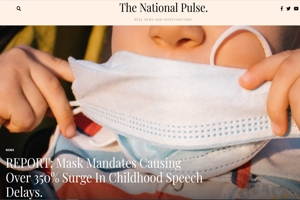 ΕΡΕΥΝΑ: H υποχρεωτική μασκοφορία προκαλεί αύξηση άνω του 350% στα προβλήματα καθυστέρησης ομιλίας στην παιδική ηλικία