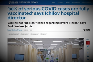Διευθυντής ισραηλινού νοσοκομείου: «Το 80% των σοβαρών νοσήσεων με κορωνοϊό είναι ασθενείς που έχουν πλήρως εμβολιαστεί»