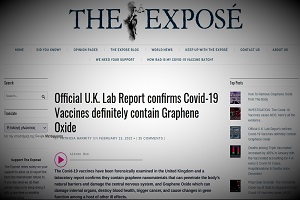 Επίσημη εργαστηριακή έκθεση στο Ηνωμένο Βασίλειο επιβεβαιώνει ότι τα εμβόλια κατά της covid-19 περιέχουν αναμφίβολα Οξείδιο του Γραφενίου!