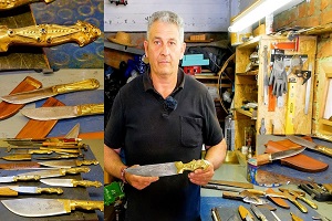 H τέχνη της κατασκευής μαχαιριών στη Λευκάδα!