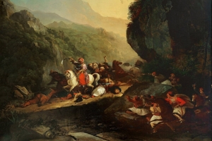 «Μάχη Ελλήνων και Τούρκων»: ένα καταπληκτικό έργο του Ολλανδού ζωγράφου Barend Cornelis Koekkoek
