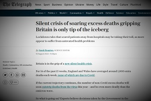 Βρετανία: Μεγάλη ανησυχία για την αυξημένη υπερβάλλουσα θνησιμότητα!