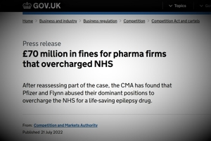Pfizer: Τεράστιο πρόστιμο της επέβαλε η Βρετανία! Τρία φάρμακα της ανακάλεσε ο ΕΟΦ!