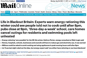 Tα προτεινόμενα μέτρα στη Βρετανία για εξοικονόμηση ενέργειας: Όχι μαγείρεμα μετά τις 8 μμ, κλειστές παμπ στις 9 μμ και τρεις ημέρες σχολείο