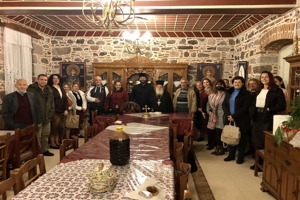 Συνάντηση - προσκύνημα Ενωμένης Ρωμηοσύνης Μυτιλήνης στην Ιερά Μονή Λειμώνος