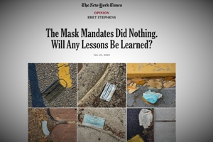 Απίστευτη κυβίστηση από τους New York Times: «Η επιβολή της μάσκας δεν έκανε τίποτα»!