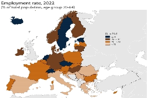 Eurostat: Η Ελλάδα στις χώρες με την υψηλότερη ανεργία στις ηλικίες 20-64!