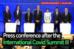 Ευρωκοινοβούλιο: Τρίτη διεθνής διάσκεψη για τον κορωνοϊό - Συνέντευξη τύπου